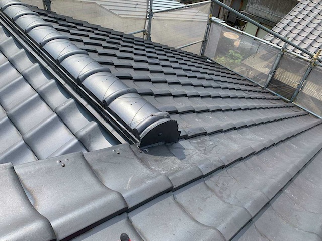 施工後の鬼巻き・別角度